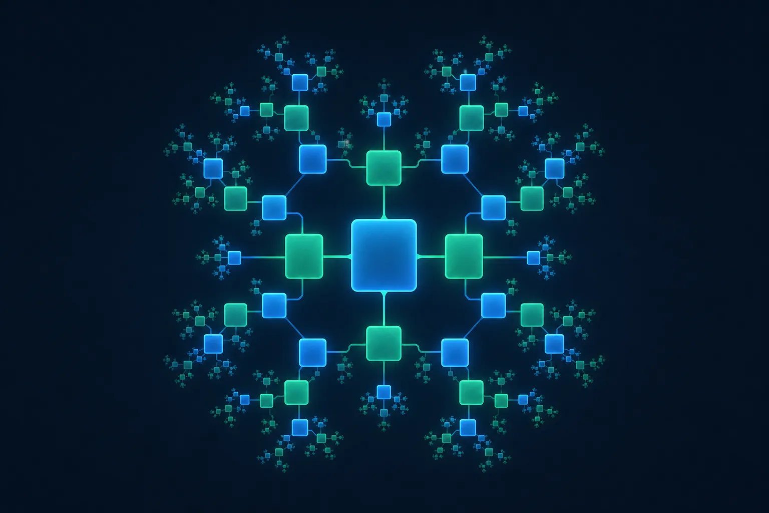 Abstract scaling and modular growth visualization