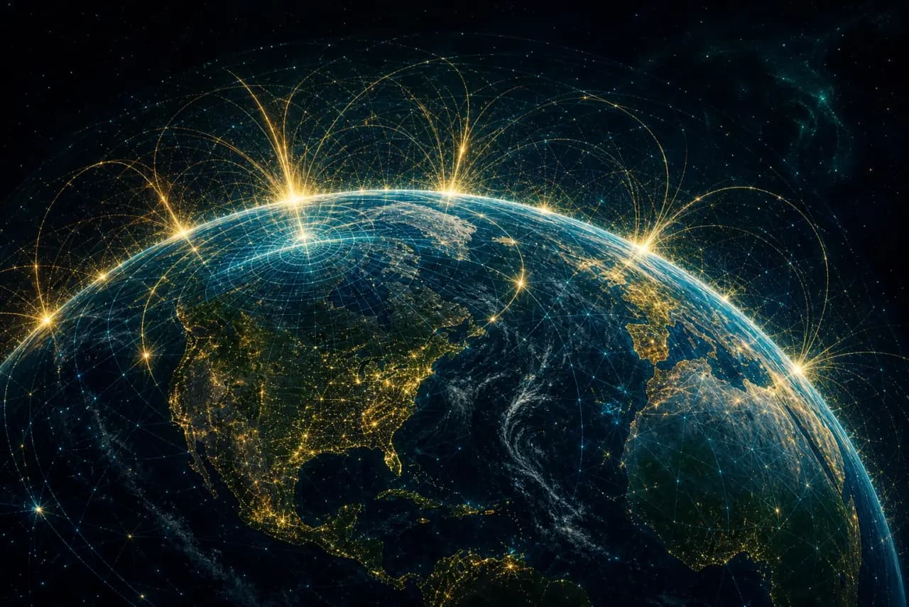 Planetary-scale energy and civilization visualization